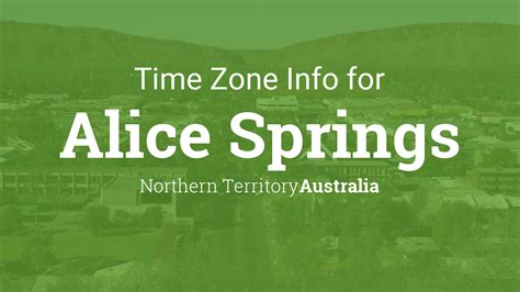 alice springs time zone